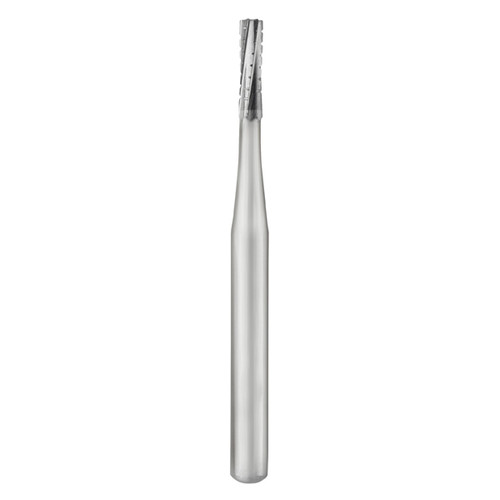 SS White FG #557 SS (short shank) straight fissure crosscut carbide bur, pack