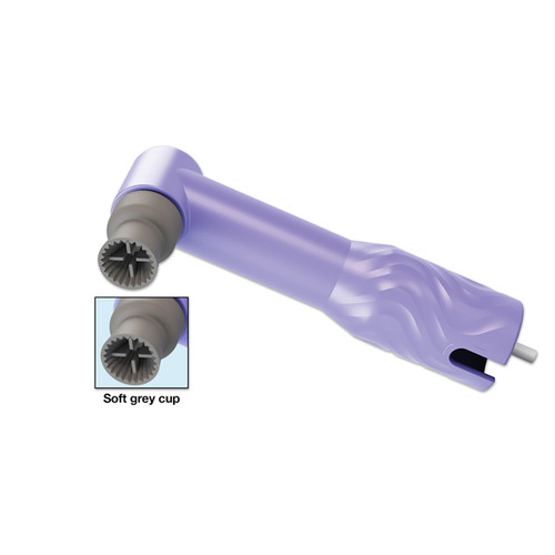 Upgrade Disposable Prophy Angles with Soft Cup 1200/Bx. Gray Latex Free Cup