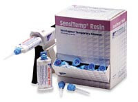 SensiTemp Resin Temporary Cement, Non-Eugenol, 2-stage setting, Syringe Kit: 1
