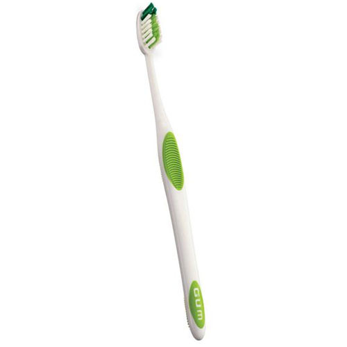 GUM Super Tip Toothbrush, Subcompact - Soft Bristles, Kids age 10+, 12/Pk