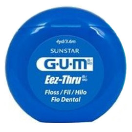 GUM Eez-Thru Floss Plain 4 yd 144/Bx. Made from a special PTFE material