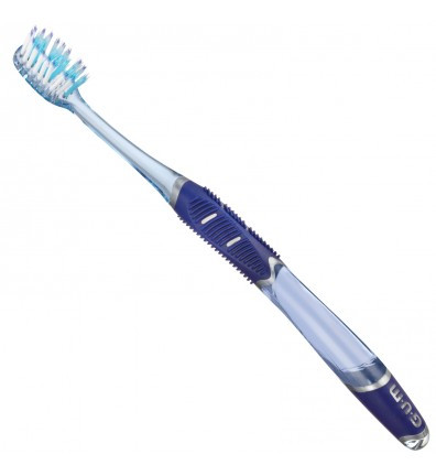 GUM Technique Deep Clean Toothbrush - Full Head, Soft Bristles 12/Pk. Bi-Level