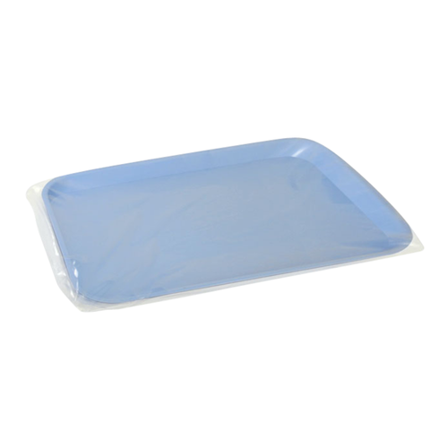 Tidi 10.50' x 14' Clear Plastic Tray Sleeves, Box of 500