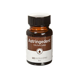 Astringedent 30 mL Bottle 15.5% Ferric Sulfate Hemostatic Solution. Stops