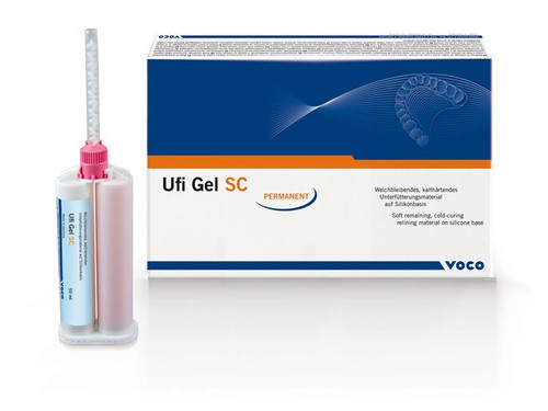 Ufi Gel SC Refill Cartridge 50 mL Permanent Soft A-Silicone Relining Material