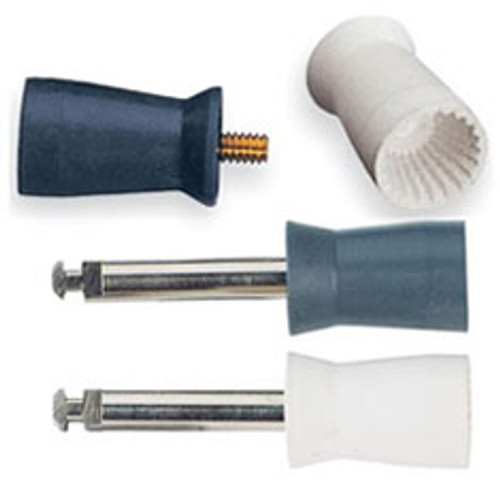 Young Ribbed, Screw-On Soft Gray Prophy Cup, gross package of 144 cups