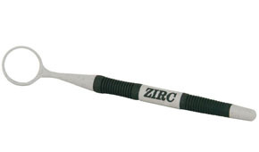 Crystal HD Mouth Mirror - #4 with Soft Grip, Gray 12/Pk. 40% brighter