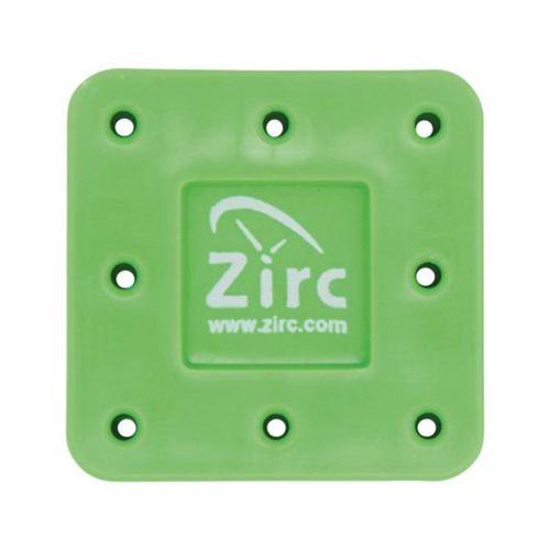 Zirc 8 Hole Neon Green, Magnetic Bur Block with Microban