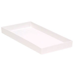 Zirc #19 White Cabinet Tray - Pliers, Scissors, etc. Organizer, 7-7/8' x 3-3/4'