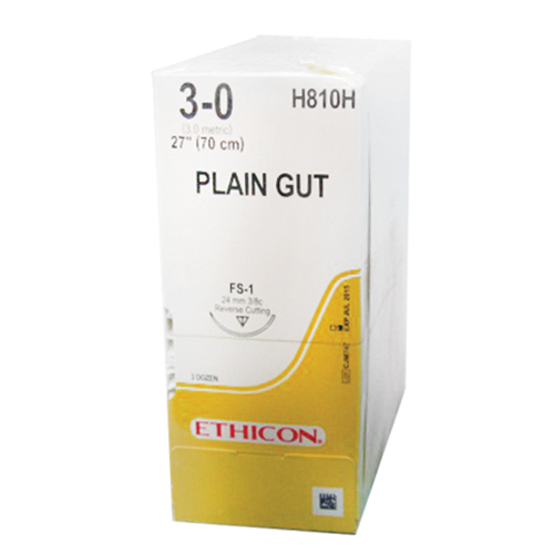 Ethicon Sutures. Plain Gut. H810H