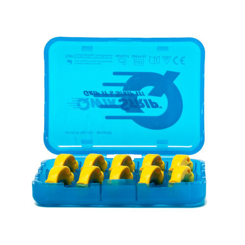 QwikStrip Single-Sided, .07 mm, Yellow, 10/Pkg.