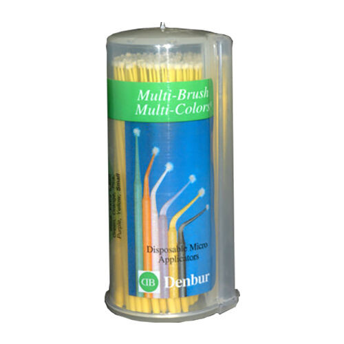 Multi-Brush Multi-Colors Yellow, Economy, 600/Pkg