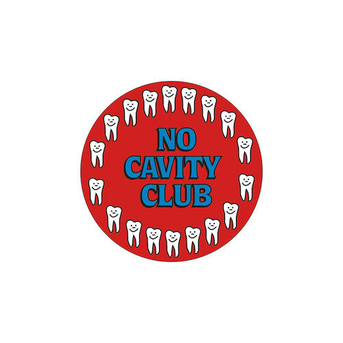 Assorted Stickers No Cavity Club, 100/Roll, PS1