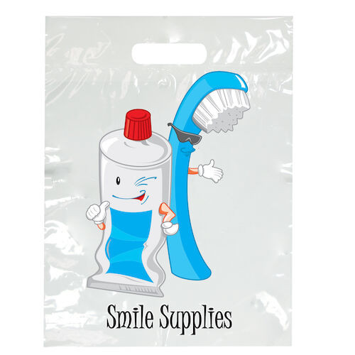 Specialty Bags 250 Count Smile Supplies, 9" x 13", 250/Pkg.
