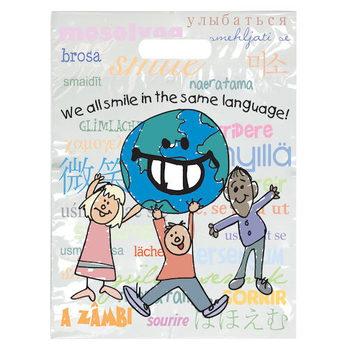 Specialty Bags 250 Count We All Smile, 9" x 13", 250/Pkg.