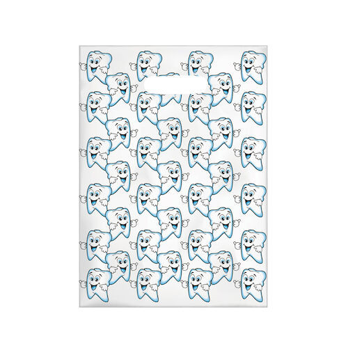 Specialty Scatter Bags Tooth Guy, 7.5" x 10", 100/Pkg.