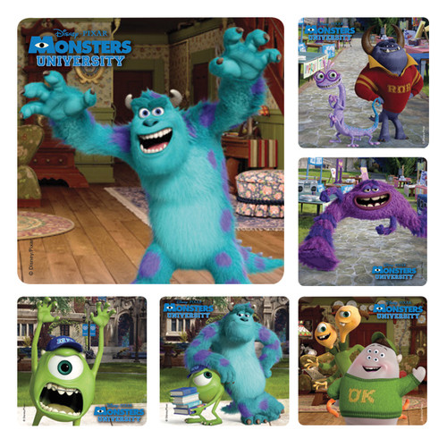 Kids Stickers Disney Monsters University Movie 100/Box