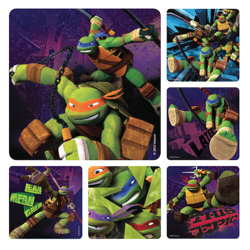 Assorted Stickers Teenage Mutant Ninja Turtle, 100/Roll, PS549
