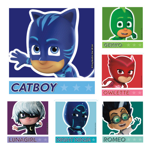 Kids Stickers Pj Masks 100/Box
