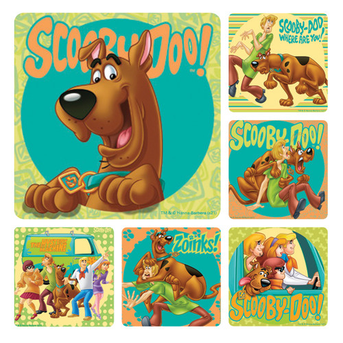 Kids Stickers Scooby-Doo! 100/Box