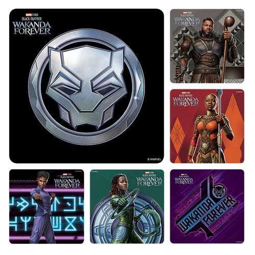 Kids Stickers Black Panther: Wakanda Forever 100/Box