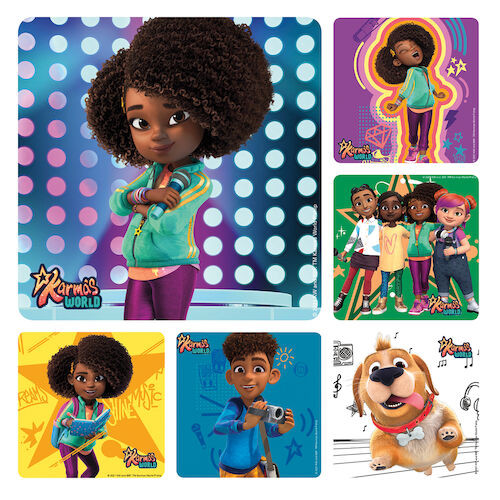 Assorted Stickers Karmas World PS745, PS745