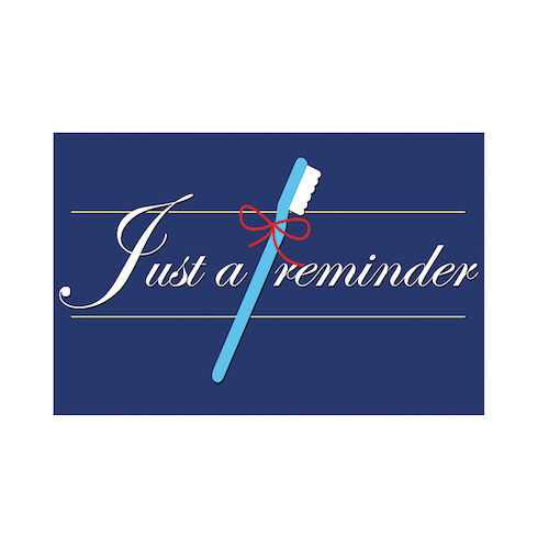 Just a Reminder Blue Reminder Postcard, 250/Pkg., RC1361