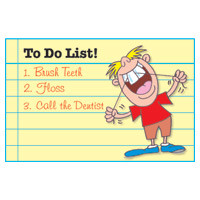 To Do List Postcard Postcard, 250/Box, RC-8148
