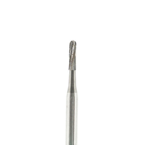 Carbide Burs  FG 10/Pkg. Domed Fissure, 1557S, Cross Cut, Short Shank, 10/Pkg.