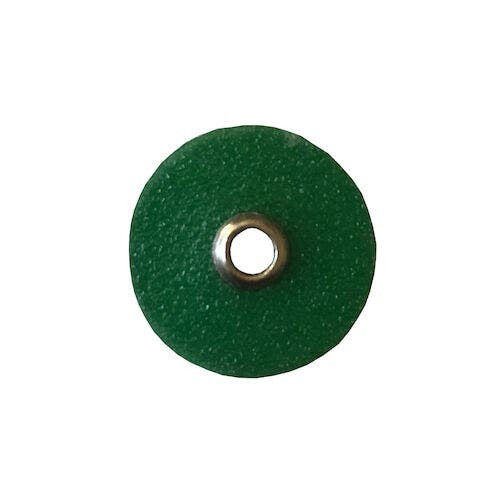 Finishing and Polishing Disc System, 1/2" Diameter, 85/Pkg, Green, Coarse