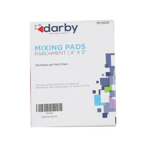 Mixing Pads, 4" x 5", 100 Sheets x 3/Pkg, Parchment