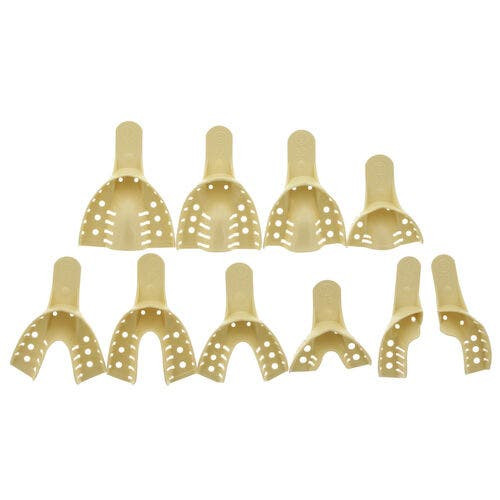 Disposable Impression Trays, Full & Partial Perforated Assorted, 120/Pkg.