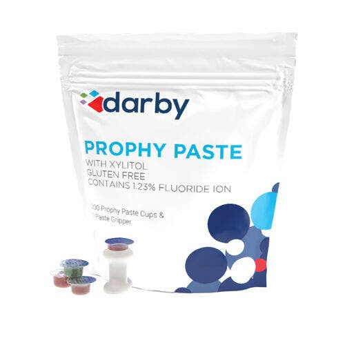 Prophy Paste, Medium Grit, 200/Bag, Assorted