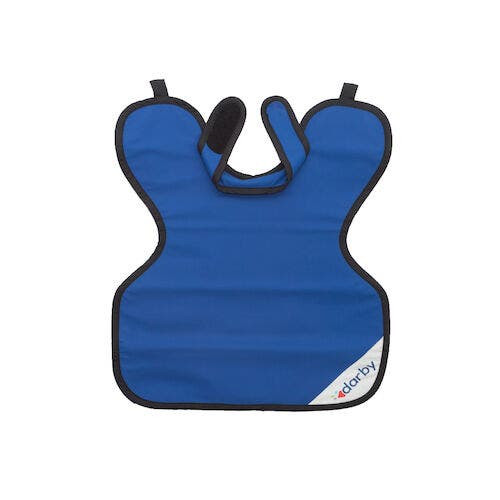 Child Style 22 X-Ray Aprons, 0.3 mm Vinyl, w/ collar, Blue