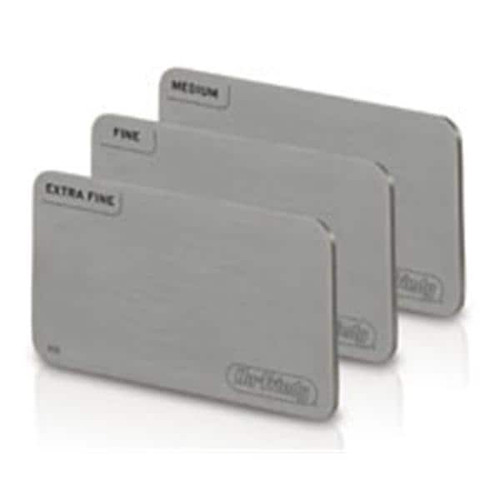 Replacement Stones Sharpening Cards Assorted Dmnd SS Plt Complete Set 3/Pk (DSCSET)