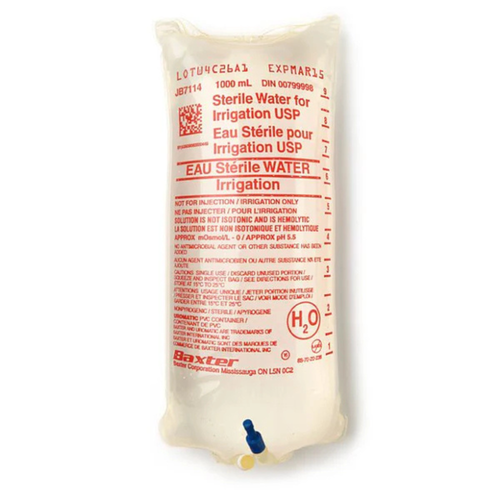Sterile Water For CBI Irrigation Solution USP, 3000mL - exp. 01/2026