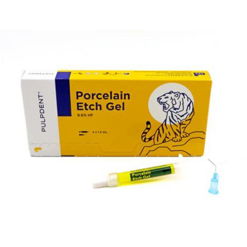 Pulpdent, Etch Royale Dental Etching Gel 37% Phosphoric Acid Jumbo Refill 25mL Syringes Pack of 2, ER50R