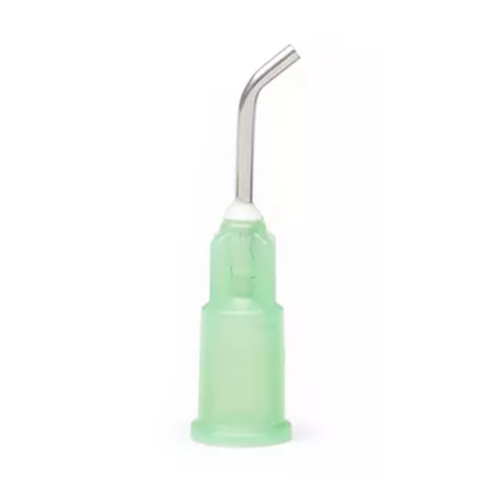 Pulpdent, Applicator Tips Prebent Tips 18gaX1/2” Green Pack of 100, 18G100
