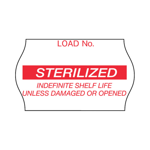 Comply Load Label For Sterilization Red 12/Ca