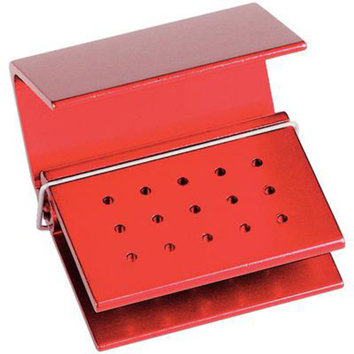 Alpen Bur Block 30 Hole Red