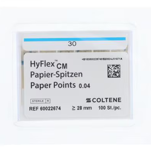 Coltene, HyFlex CM Paper Points .04 #30, 100 Pcs., 60022674