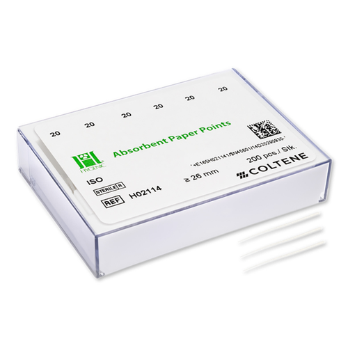Coltene, HYGENIC Paper Points White ISO 80, 200 pcs, H02124