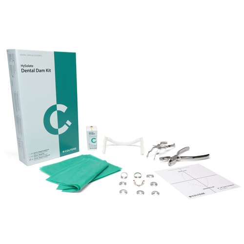 Coltene, Hygenic Fiesta Latex Dental Dam with Winged Clamp Standard Kit, H02779