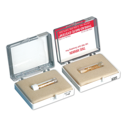 Coltene, TMS Bulk Kit, Minikin Red, Gold-Plated Stainless Steel, 100 pcs, T109