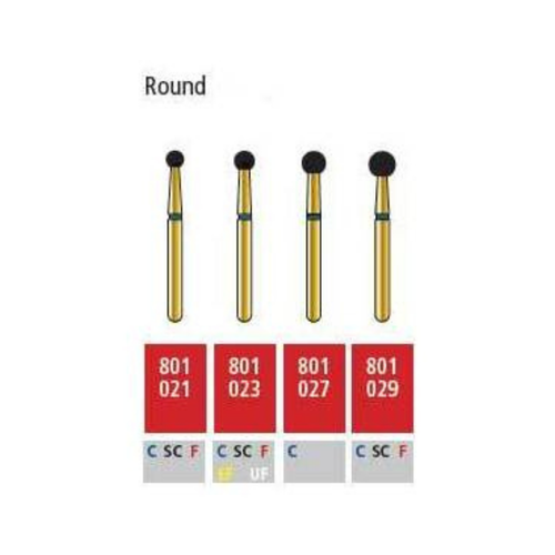 Coltene, Alpen FG #858.014 Coarse Flame Diamond, 5/Pack, R858C014FG, R858C014FG