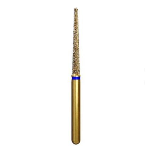Coltene, Alpen Diamond Burs, 856XL-016M, Round End Taper Extra Long Medium, 5/Pack, 60032727