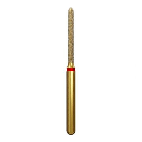 Coltene, Alpen Multi-Use Multilayer Diamond Instruments, FG, Fine, Red, Torpedo, 5/Pack, 60032551