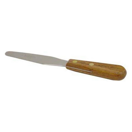 Plaster Spatula Single End 4 1/4 in Rigid Wood Handle Each