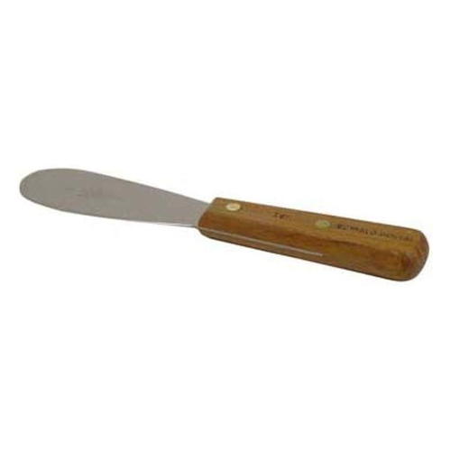 Plaster Spatula Single End 3 1/2 in Extra Stiff Wood Handle Each