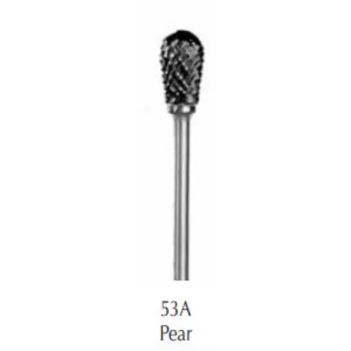 Buffalo Dental, Pear (53A) Diamond Cut Fine HP Carbide Bur, 18070FDM